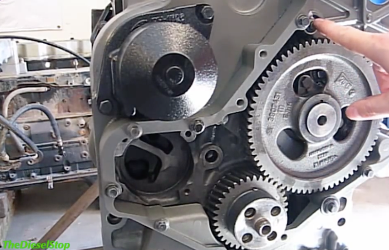 The killer dowel pin has been known to wreak havoc on Cummins 12-valves. Photo: The Diesel Stop/YouTube (screengrab)